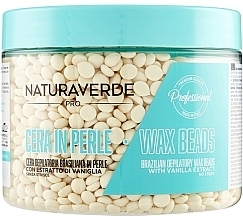 Wosk do depilacji w granulkach Wanilia - Naturaverde Pro Wax Beads Brazilian Depilatory Wax Beads — Zdjęcie N1
