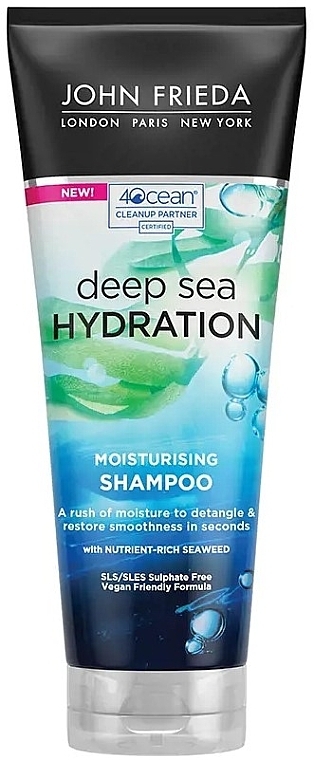 Nawilżający szampon do włosów - John Frieda Deep Sea Hydration Shampoo