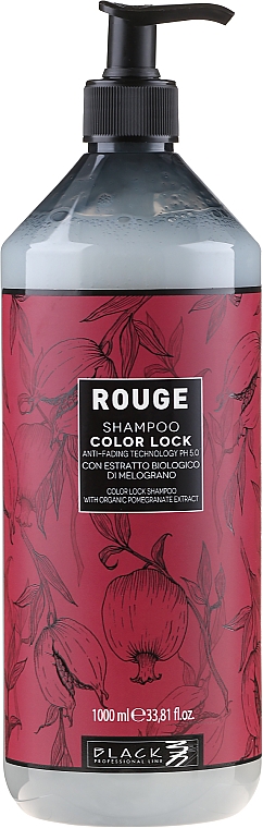 Szampon bez siarczanów do włosów farbowanych - Black Professional Line Rouge Color Lock Shampoo — Zdjęcie N2