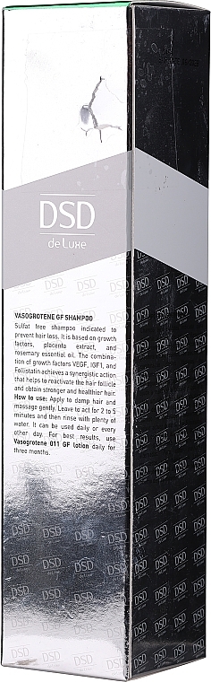 PRZECENA! Szampon przyspieszający porost włosów - Simone DSD de Luxe Medline Organic Vasogrotene Gf Shampoo * — Zdjęcie N1