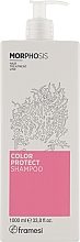 Szampon do włosów farbowanych z ceramidami, jagodami goji i olejem monoi - Framesi Morphosis Color Protect Shampoo — Zdjęcie N3