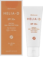 Ochronny krem do twarzy z filtrem - Helia-D Hydramax Facial Sun Protection SPF 50+ — Zdjęcie N2