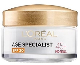 Krem przeciwzmarszczkowy na dzień - L'Oreal Paris Age Specialist Anti-Wrinkle Lifting Care SPF 20 45+  — Zdjęcie N2