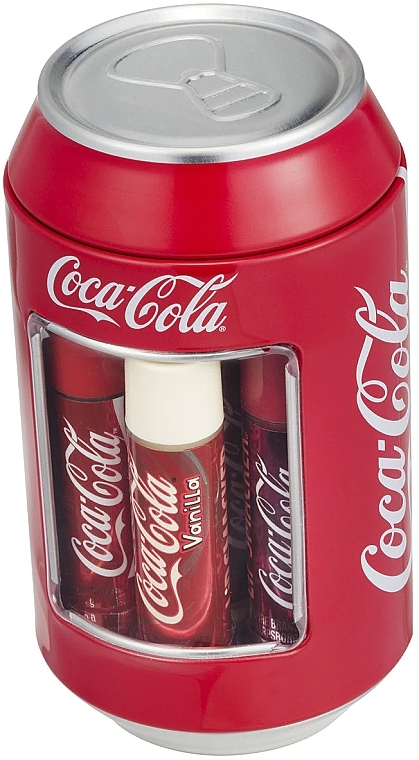 Zestaw balsamów do ust w puszce - Lip Smacker Coca-Cola (lip/balm/6x4g) — Zdjęcie N2