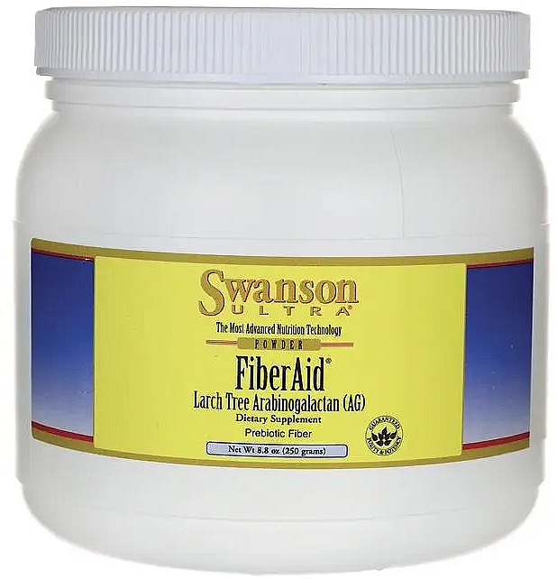 Suplement diety Arabinogalaktan modrzewiowy - Swanson FiberAid Larch Tree Arabinogalactan  — Zdjęcie N2