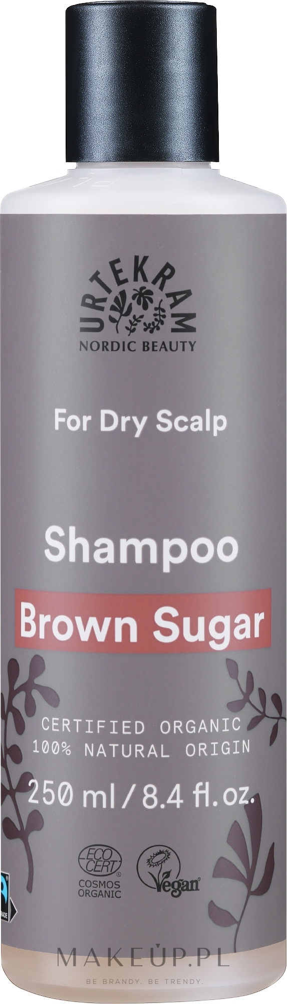 Organiczny szampon z brązowym cukrem do suchej skóry głowy - Urtekram Brown Sugar Shampoo Dry Scalp — Zdjęcie 250 ml