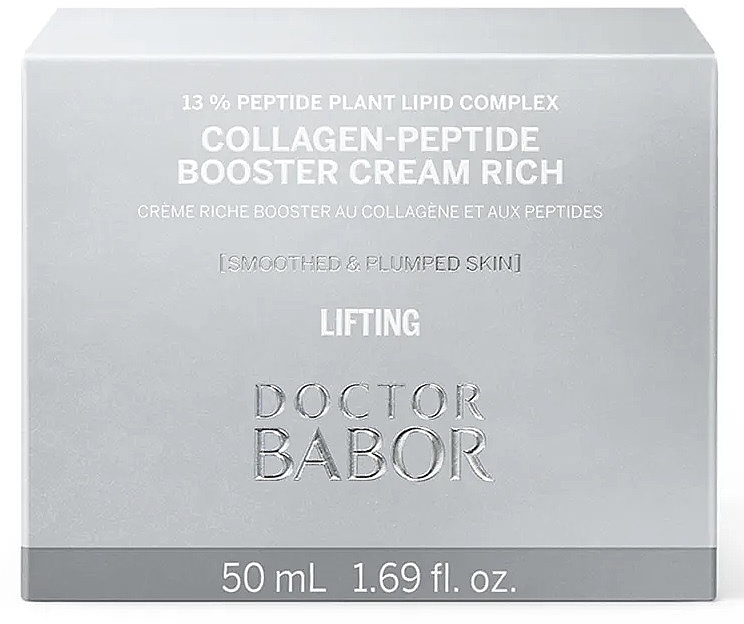 Krem wzmacniający do twarzy - Babor Doctor Babor Lifting Collagen-Peptide Booster Cream Rich — Zdjęcie N2