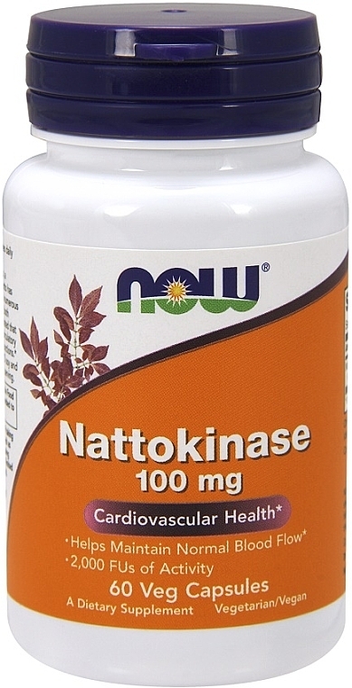 Suplement diety Nattokinaza, 100 mg - Now Foods Nattokinase — Zdjęcie N1