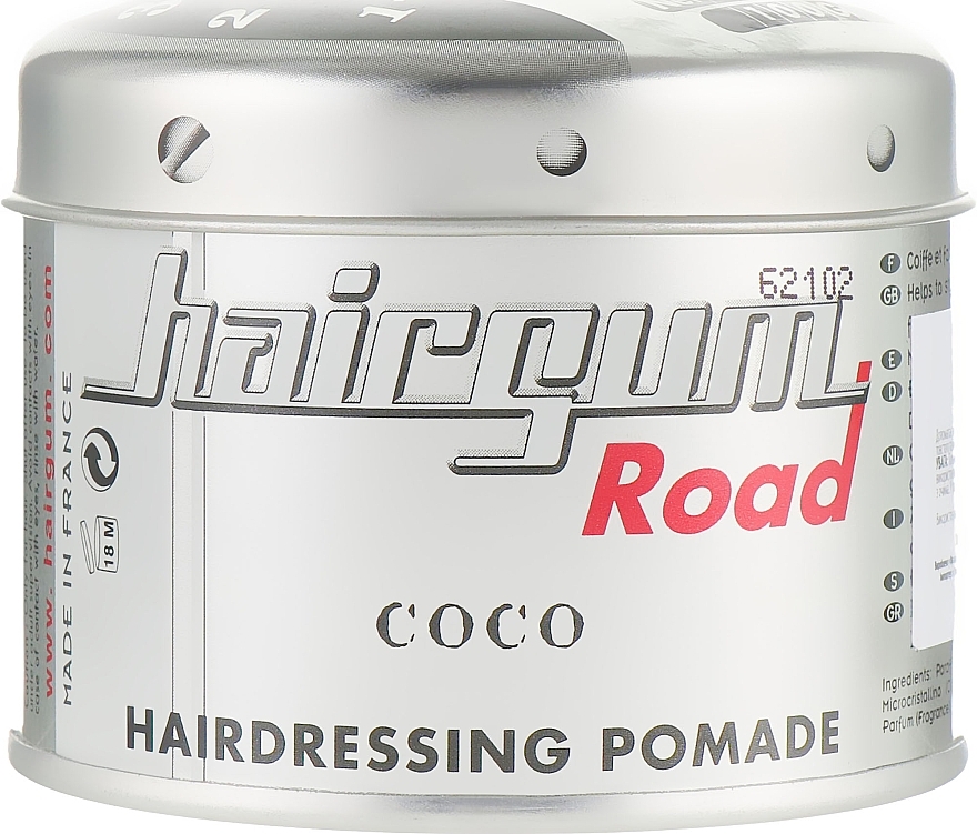 Pomada do stylizacji o zapachu kokosa - Hairgum Road Coco — Zdjęcie N2