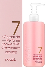 Żel pod prysznic kwiat wiśni - Masil 7 Ceramide Perfume Shower Gel Cherry Blossom — Zdjęcie N2
