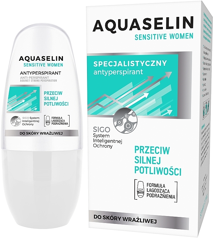 Specjalistyczny antyperspirant w kulce - Aquaselin Sensitive
