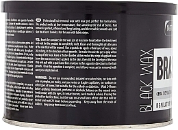 Ciepły wosk do depilacji w puszce - Naturaverde Pro Black Wax Brazilian Depilatory Black Wax — Zdjęcie N2