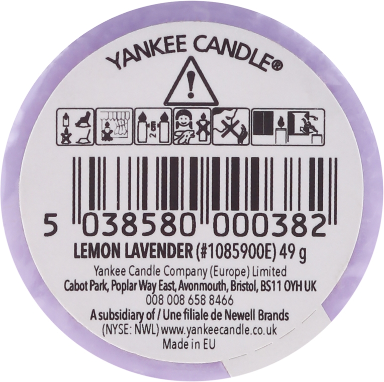 Świeca zapachowa sampler - Yankee Candle Lemon Lavender — Zdjęcie N2
