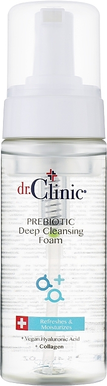 Głęboko oczyszczająca pianka z prebiotykami - Dr. Clinic Prebiotic Deep Cleansing Foam