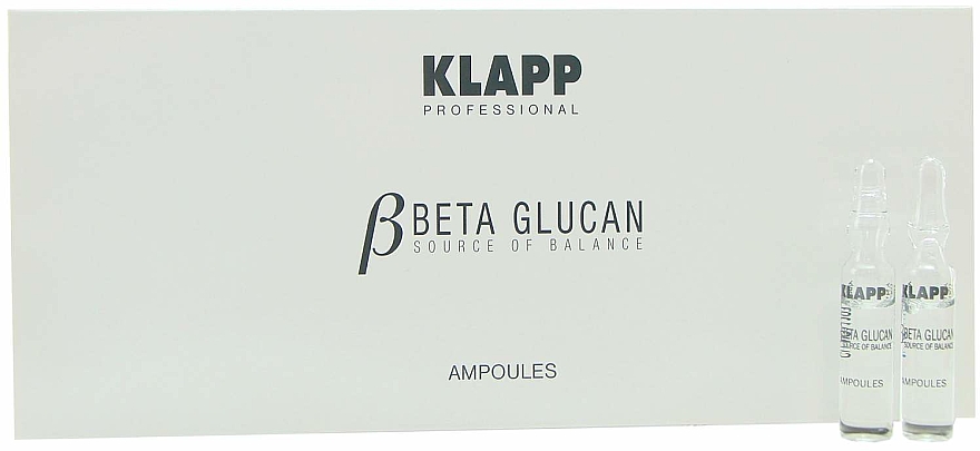 Uspokajające ampułki do skóry alergicznej - Klapp Beta Glucan Skin Calming Concentrate Ampoules  — Zdjęcie N1