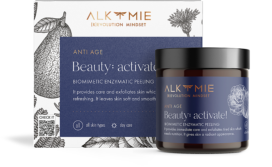 Biomimetyczny peeling enzymatyczny do ciała - Alkmie Beauty Activate Enzymatic Peeling — Zdjęcie N1