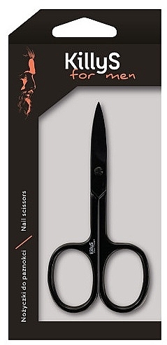 Nożyczki do manicure dla mężczyzn, czarne - KillyS For Men — Zdjęcie N1