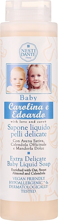 Mydło w płynie dla dzieci - Nesti Dante Carolina & Edoardo Extra Delicate Baby Liquid Soap — Zdjęcie N1