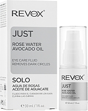 Serum pod oczy Woda różana i olej awokado - Revox Just Eye Care Fluid — Zdjęcie N2
