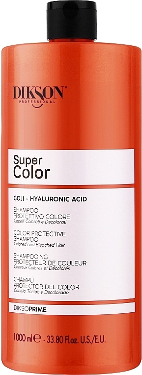 Szampon do włosów farbowanych z kwasem hialuronowym - Dikson Super Color Shampoo — Zdjęcie N1