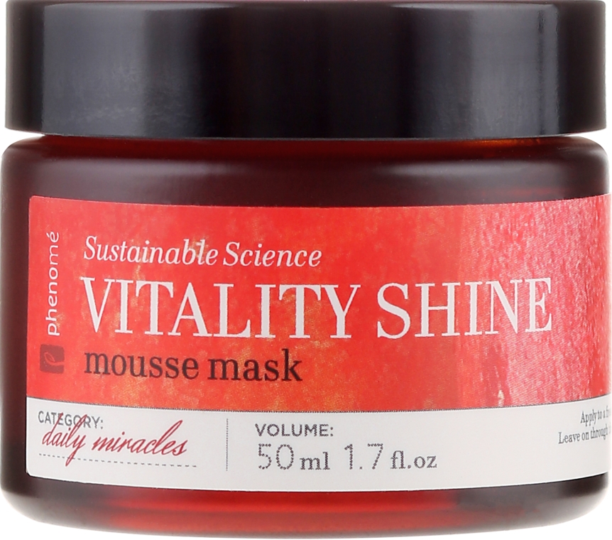 Rozświetlająca maska do twarzy - Phenomé Sustainable Science Vitality Shine — Zdjęcie N2