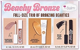 Zestaw - theBalm Holiday Kit Beachy Bronze (bronzer/4,1ml + f/drops/28ml + mascara/8,2ml) — Zdjęcie N1