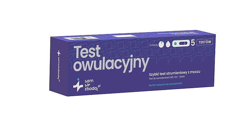 WYPRZEDAŻ Test owulacyjny, 5 szt. - Samsiezbadaj Ovulation Test * — Zdjęcie N1