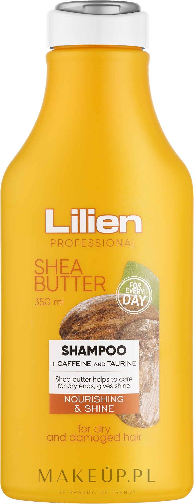 Odżywczy szampon do włosów suchych i zniszczonych - Lilien Shea Butter Shampoo — Zdjęcie 350 ml