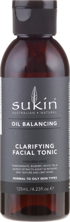 Oczyszczający tonik do twarzy - Sukin Oil Balancing Clarifying Facial Tonic — Zdjęcie N1