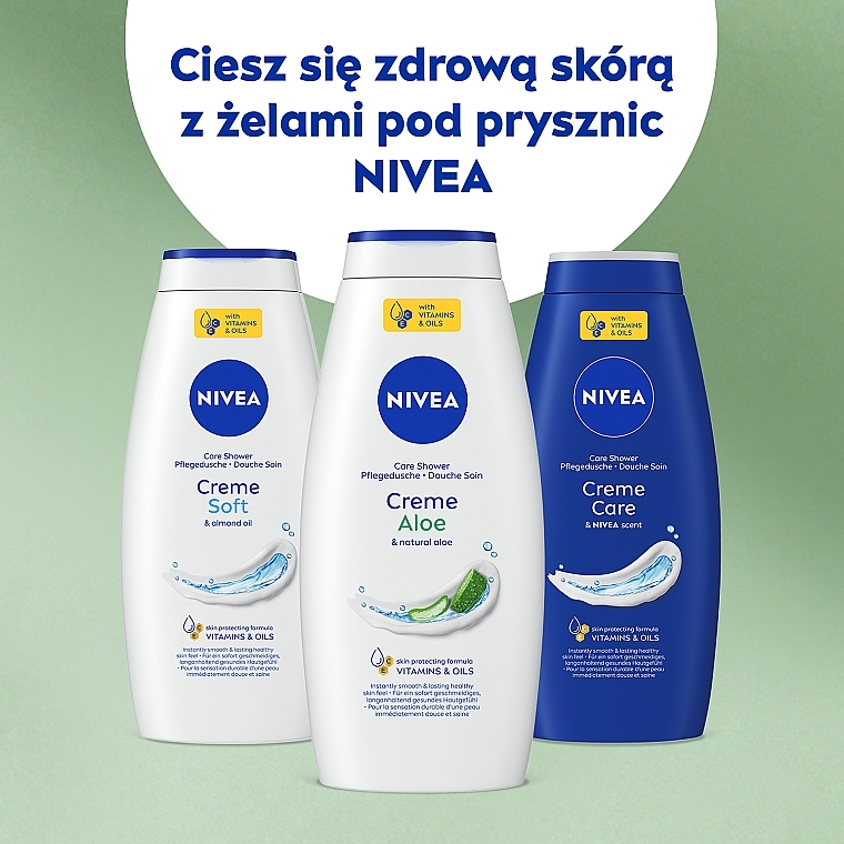 Aloesowy żel pod prysznic - NIVEA Care Shower Cream Natural Aloe Vera — Zdjęcie N7