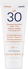 Kup Emulsja twarzy i ciała - Korres Yoghurt Body + Face Sunscreen Emulsion SPF 30 