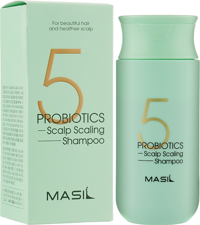 PRZECENA!  Szampon do głębokiego oczyszczenia skóry głowy - Masil 5 Probiotics Scalp Scaling Shampoo * — Zdjęcie N5