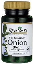 Suplement diety Cebula, 400 mg	 - Swanson Full Spectrum Peppermint Leaf  — Zdjęcie N1