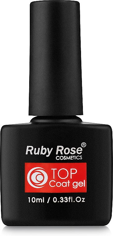 Top coat do lakieru hybrydowego - Ruby Rose Top Coat Gel