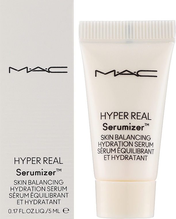 Nawilżające serum do twarzy - M.A.C Hyper Real Serumizer Skin Balancing Hydration Serum (próbka) — Zdjęcie N2