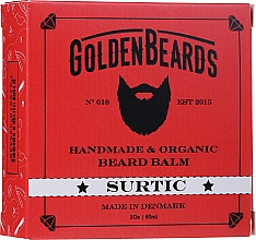 Zestaw - Golden Beards Starter Beard Kit Surtic (balm 60 ml + oil 30 ml + shmp 100 ml + cond 100 ml + brush) — Zdjęcie N6