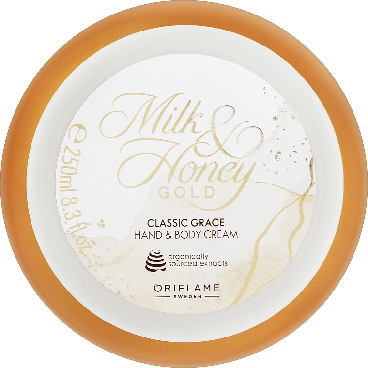 Odżywczy krem do rąk i ciała - Oriflame Milk & Honey Gold Classic Grace Hand & Body Cream — Zdjęcie N1