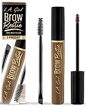 Zestaw do brwi - L.A. Girl Brow Bestie Long Wearing Gel Kit — Zdjęcie N1