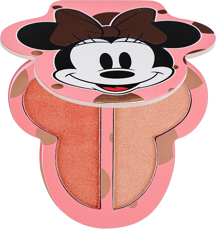 Paleta rozświetlaczy - Makeup Revolution Disney's Minnie Mouse Minnie Forever Highlighter Duo — Zdjęcie N1