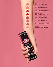 PRZECENA! Zestaw: matowa pomadka w płynie i konturówka - Eveline Cosmetics Oh! My Lips (lipstick 4,5 ml + lip/pen 1 g) * — Zdjęcie N3