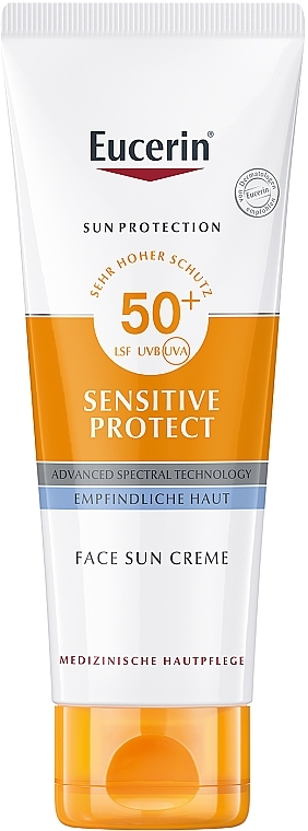 Przeciwsłoneczny krem do skóry suchej - Eucerin Sun Sensitive Protect Cream SPF50+