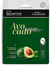 Kup Maska do twarzy - IDC Institute Ultra Thin Face Mask Avocado