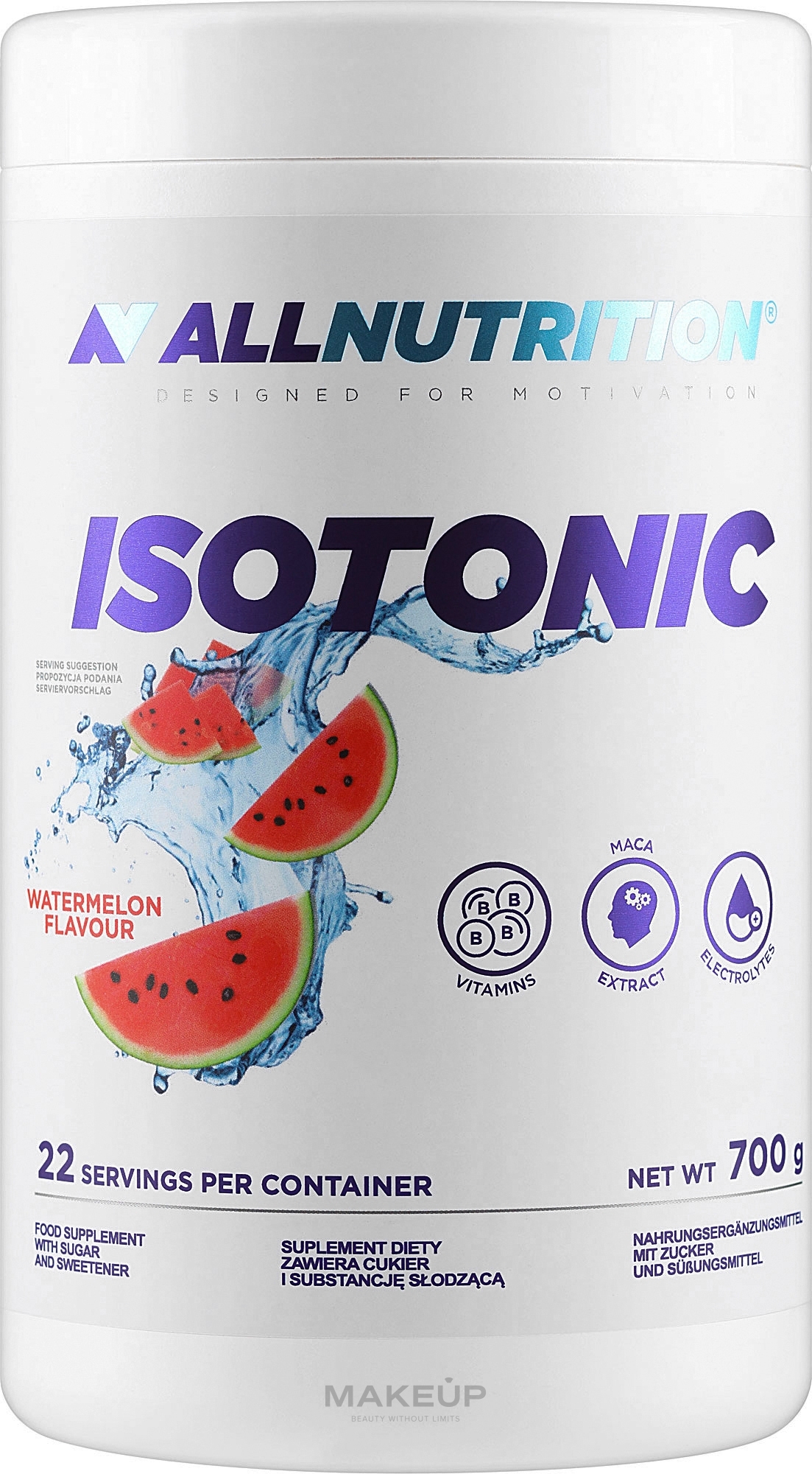 Suplement diety Izotonik. Arbuz - Allnutrition Isotonic Watermelon — Zdjęcie 700 g