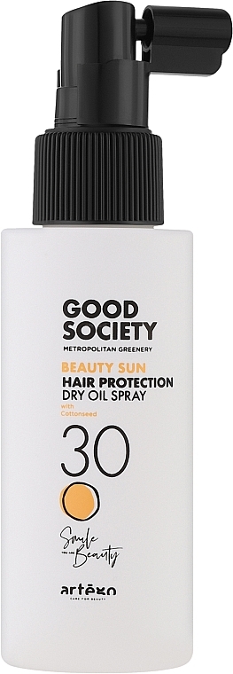 Spray do włosów z filtrem przeciwsłonecznym i suchym olejkiem - Artego Good Society Beauty Sun 30 Hair Protection Dry Oil Spray — Zdjęcie N1