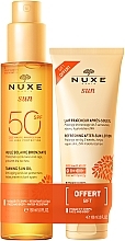Kup Zestaw - Nuxe Sun SPF 50 (b/oil 150 ml + b/lot 100 ml)