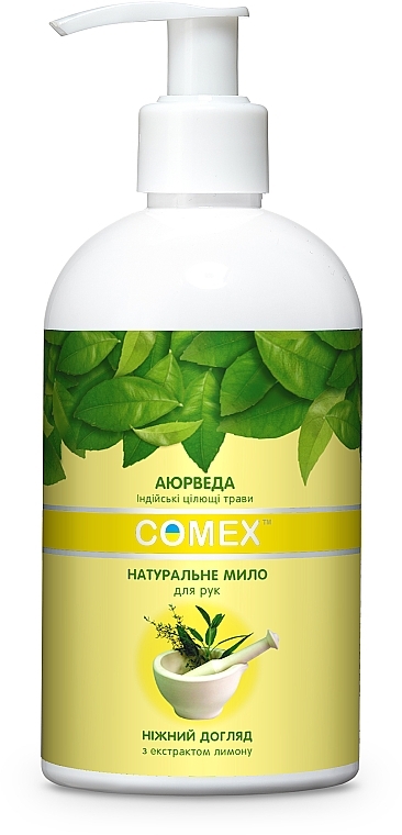 Naturalne mydło w płynie do rąk Delikatna pielęgnacja z ekstraktem z cytryny - Comex Ayurvedic Natural