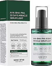 Kwasowe serum do twarzy - Some By Mi AHA.BHA.PHA 30 Days Miracle Serum Light — Zdjęcie N2