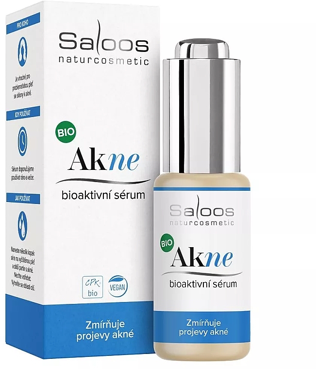 Bioaktywne serum przeciwtrądzikowe - Saloos Akne Bioactive Serum — Zdjęcie N2