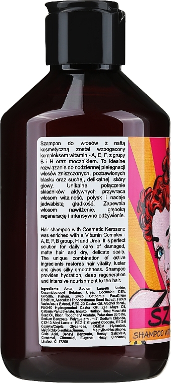 Szampon do włosów z naftą, kompleksem witamin i mocznikiem - New Anna Cosmetics — Zdjęcie N2