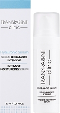 Intensywnie nawilżające serum do twarzy z kwasem hialuronowym - Transparent Clinic Hyaluronic Serum — Zdjęcie N2